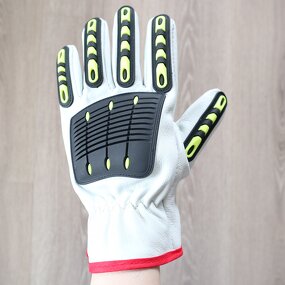 TPR Anti-Impact Gloves Factory - Custom Leather Welding Mechanical Safety Gloves