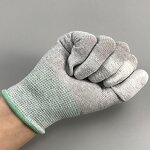 ESD Safety Gloves Manufacturer - PU Fingertips Coated Anti Static Carbon Fiber Gloves