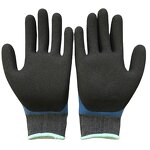 Waterproof Gloves Manufacturer - 13 Gauge Latex Sandy Double Coated Safety Gloves