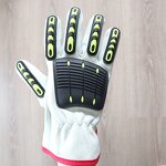 TPR Anti-Impact Gloves Factory - Custom Leather Welding Mechanical Safety Gloves