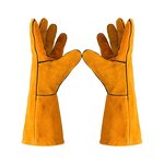 Welder's Gloves Manufacturer - Thick Double Layers Cowhide Wear Protection Gloves