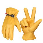 Heat Resistant BBQ Gloves Manufacturer - Cow Split Leather Barbecue Welding Cowhide Gloves