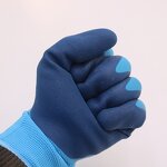 Winter Thermal Gloves Factory - 13G Double Shell Acrylic Knit Latex Cold Proof Gloves