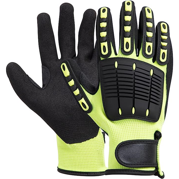 Cut Resistant Safety Gloves Factory - HPPE TPR Anti-Impact Industrial Work Gloves