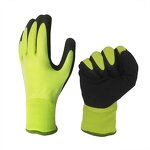 Winter Labour Gloves Factory - Acrylic Loop Nitrile Latex Full Coated Oil Proof Protective Gloves