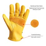 Heat Resistant BBQ Gloves Manufacturer - Cow Split Leather Barbecue Welding Cowhide Gloves