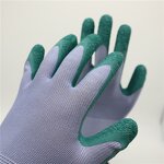 Latex Dipped Safety Gloves Factory - Nylon Liner Crinkle Coated Hand Gloves