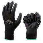 Safety Gloves Manufacturer - OEM Color Knitted Cheap PU Veiligheid Handschoenen