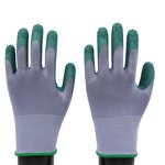 Latex Dipped Safety Gloves Factory - Nylon Liner Crinkle Coated Hand Gloves