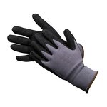Black Nitrile Work Gloves Factory - Custom Logo Grip Safety Coated Gloves