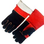 Leather Work Gloves Factory - Cowhide Welding Outdoor BBQ Gloves