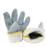 Winter Gloves Manufacturer - Leather Mitten Five Finger Sheepskin Gloves