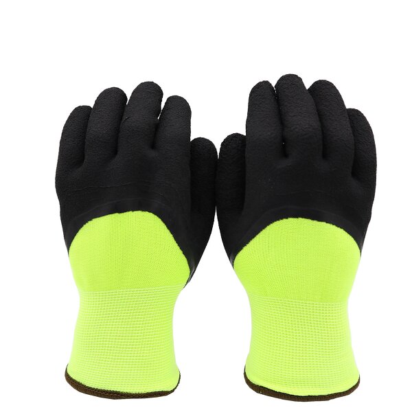 Winter Use Gloves Factory - Double Liner Anti Cold Latex Foam 3/4 Acrylic Inner Working Gloves