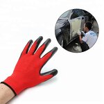 Industrial Nitrile Gloves Manufacturer - Polyester Liner Hand Protection Black Nitrile Gloves