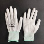 Anti-static Gloves Manufacturer - Nylon Carbon Fiber PU ESD Gloves