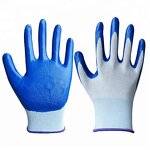 Safety Work Gloves Factory - FREE SAMPLE Knitted Liner Smooth Nitrile Gloves