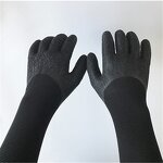 Nylon Latex Gloves Factory - OPTIMA 3/4 Coated Long Cuff Grip Gloves