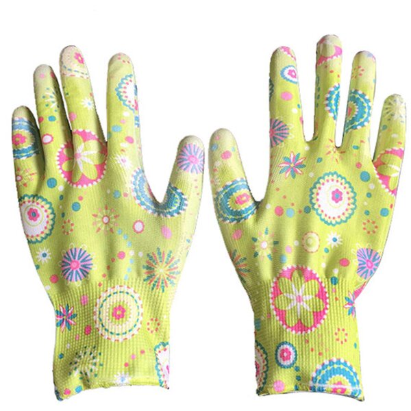 Workout Gloves Factory - Color Printing PU Garden Gloves