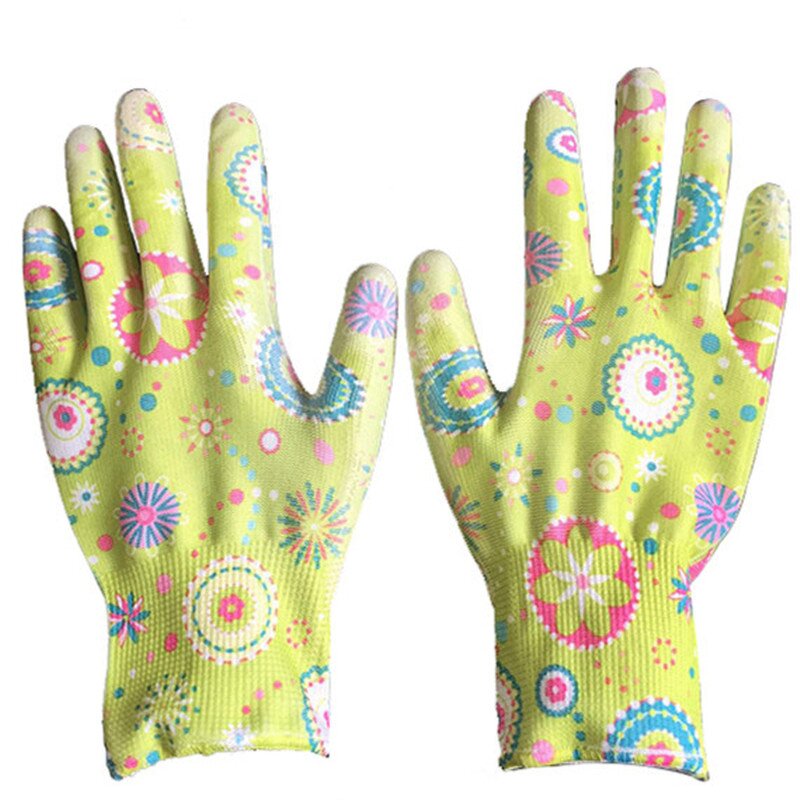 Workout Gloves Factory - Color Printing PU Garden Gloves