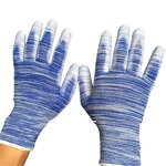 PU Work Gloves Factory - 13 Gauge Mixture Color Polyester Custom Design Gloves
