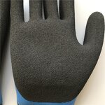Waterproof Gloves Manufacturer - 13 Gauge Latex Sandy Double Coated Safety Gloves