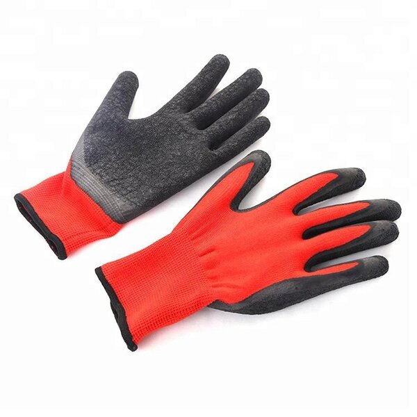 Latex Coated Gloves Manufacturer - Knitted Nylon Grip Gloves