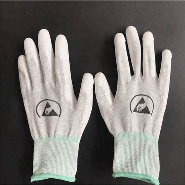 Anti-static Gloves Manufacturer - Nylon Carbon Fiber PU ESD Gloves