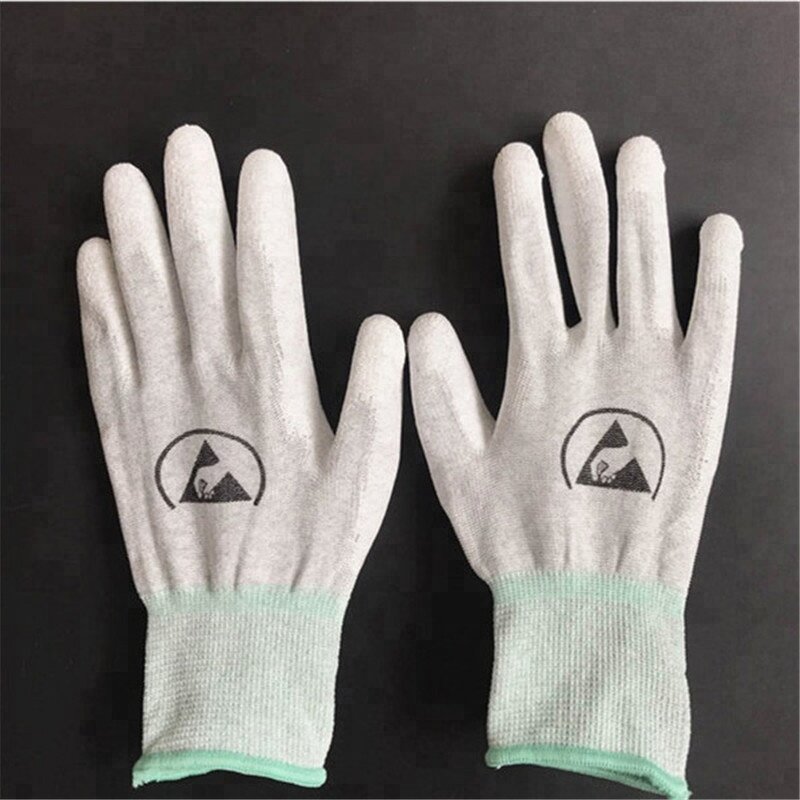 Anti-static Gloves Manufacturer - Nylon Carbon Fiber PU ESD Gloves