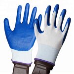 Safety Work Gloves Factory - FREE SAMPLE Knitted Liner Smooth Nitrile Gloves