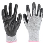 Cut Resistant Gloves Manufacturer - PU Coating HPPE EN388 Level 5 Work Safety Gloves
