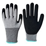 High Grip Cut Resistant Gloves Manufacturer - Custom Sandy Nitrile HPPE Industrial Safety Gloves