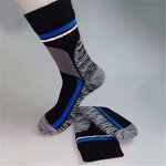 Waterproof Hiking Socks Manufacturer - Custom Logo High Elastic Anti-slip Sport Crew Socks
