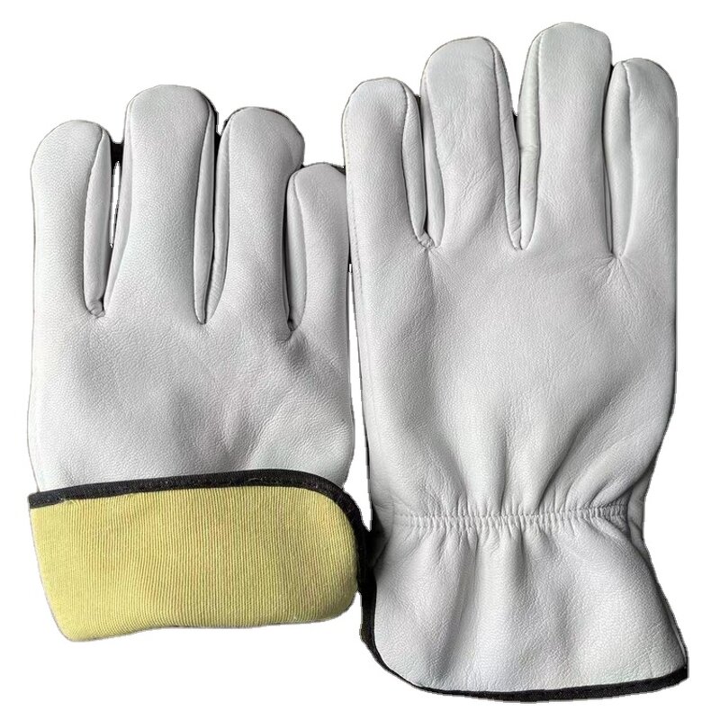 Cut Resistant Leather Gloves Factory - Aramid Fiber Liner Sheepskin Leather Gloves