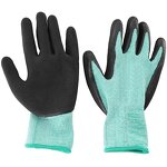 Garden Work Gloves Factory - Wholesale Rugged Wear Latex Palm Gloves