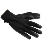PU Coated Work Gloves Factory - Black General Purpose Labor Protection Gloves