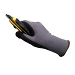 Black Nitrile Work Gloves Factory - Custom Logo Grip Safety Coated Gloves