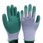 Latex Dipped Safety Gloves Factory - Nylon Liner Crinkle Coated Hand Gloves