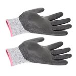 Cut Resistant Working Gloves Factory - Knitted Level 5 PU EN388 Security Work Gloves