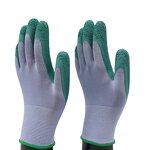 Latex Dipped Safety Gloves Factory - Nylon Liner Crinkle Coated Hand Gloves