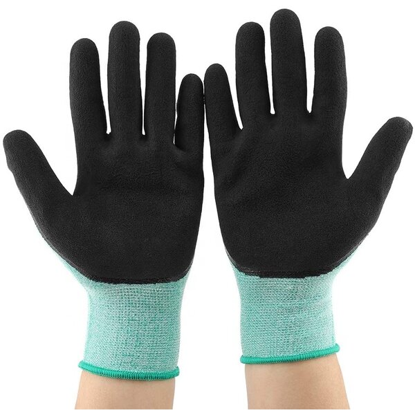 Garden Work Gloves Factory - Wholesale Rugged Wear Latex Palm Gloves