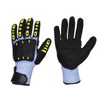 Anti-Impact Safety Gloves Factory - Heavy Duty TPR Cut Resistant Nitrile Work Gloves