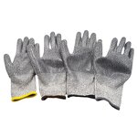 Cut Resistant Food Gloves Factory - Silicone Coating Level 5 Oyster Shucking Meat Cutting Gloves