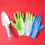 Kids Garden Gloves Manufacturer - Premium Polyester Nylon Knitted Shell Foam Latex Gloves
