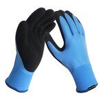 Winter Warm Gloves Manufacturer - Double Liner Acrylic Terry Loop Nitrile Latex Full Coated Gloves