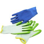 Kids Garden Gloves Manufacturer - Premium Polyester Nylon Knitted Shell Foam Latex Gloves