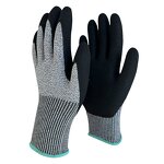 High Grip Cut Resistant Gloves Manufacturer - Custom Sandy Nitrile HPPE Industrial Safety Gloves