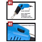 Electric Hot Knife Factory - OEM/ODM Custom Air Cooling Leather Plastic Cutting Heating Fabric PU Hot Knife Cutter