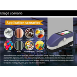 Spectrophotometer Factory - OEM/ODM Custom Portable Spectrophotometer Colorimeter One Sec Measurement