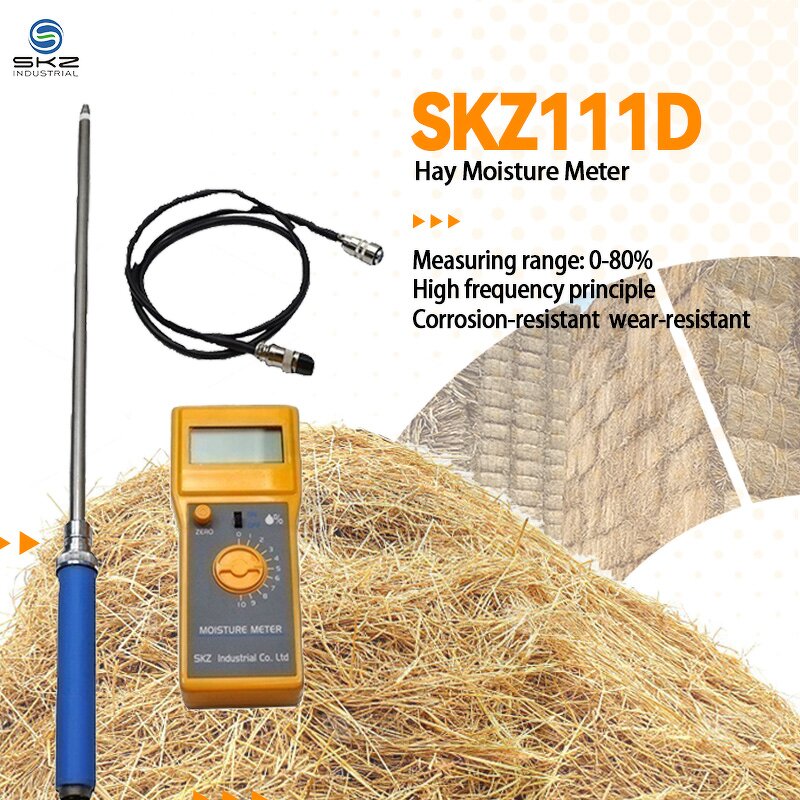 Hay Moisture Meter Factory - OEM/ODM Custom Portable Rice Straw Wheat Straw High Precision Hay Moisture Meter