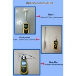 Gas Monitor Factory - OEM/ODM Custom Portable Handheld Ozone O3 Gas Monitor Analyzer Detector